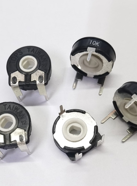 台湾TOPS代西班牙电位器PT15NV可调PT15卧式10K50K250K470K吸尘器