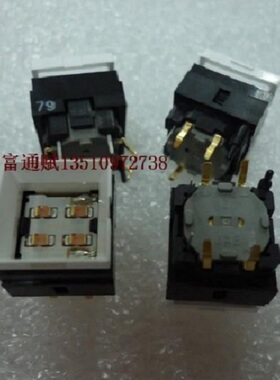 日本 JAE 带灯 按键开关 轻触开关 微动LED 红色灯 橙色灯 绿色灯