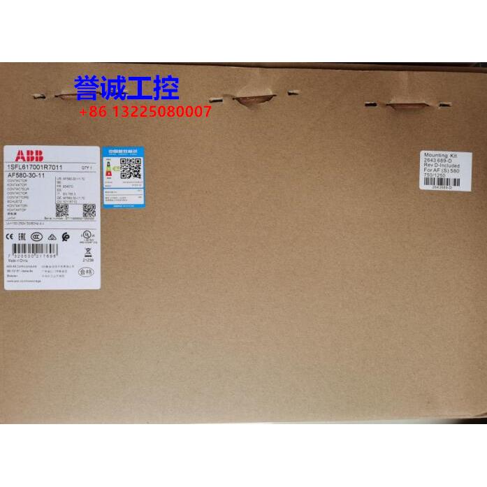 原装ABB接触器 AF580-30-11*100-250VAC/DC议价$