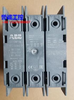 原装ABB 面板安装隔离开关 OT125FT3 125A 3P议价$