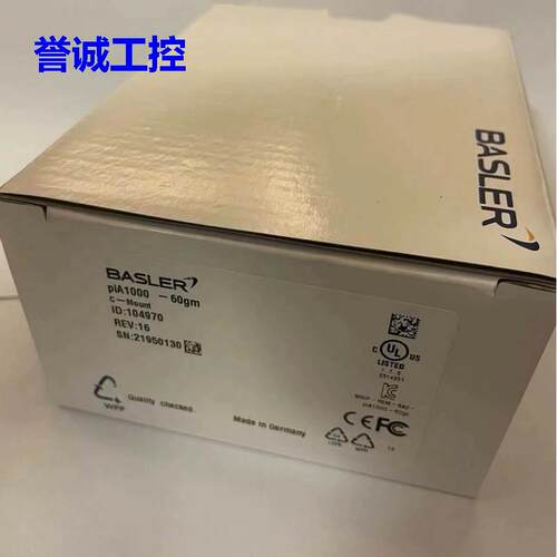 PIA1000-60gm 巴斯勒BASLER 工业相机 全新质保库存现货议价议价*