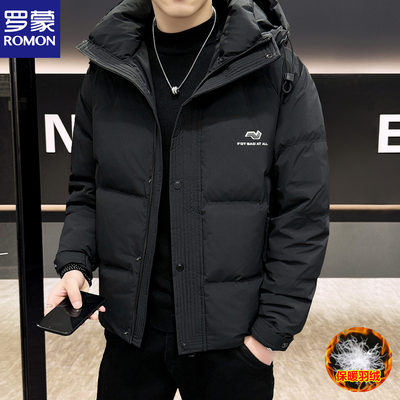 罗蒙男款羽绒服冬季加厚保暖外套