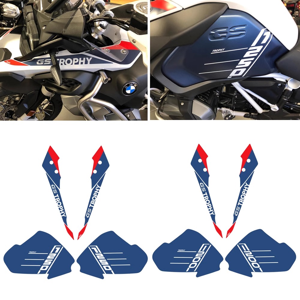 适用14-23宝马R1250ADV冠军版油箱鸟嘴贴纸水鸟R1200GSTROPHY版花