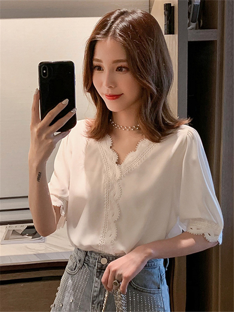 2021 new Chiffon T-shirt for women