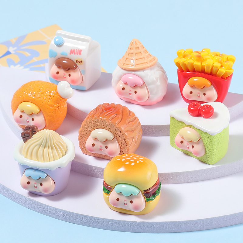 立体卡通食玩崽崽diy饰品配件
