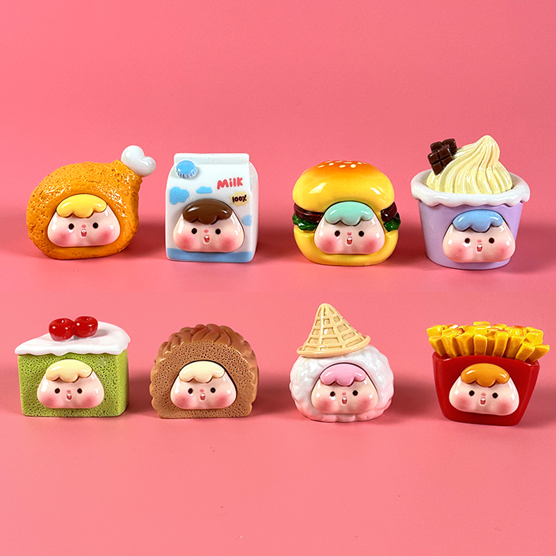 立体卡通食玩崽崽diy饰品配件