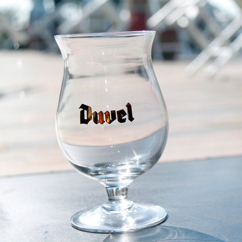 督威啤酒杯创意高脚杯比利时进口DUVEL杜威专用杯玻璃水杯饮料杯
