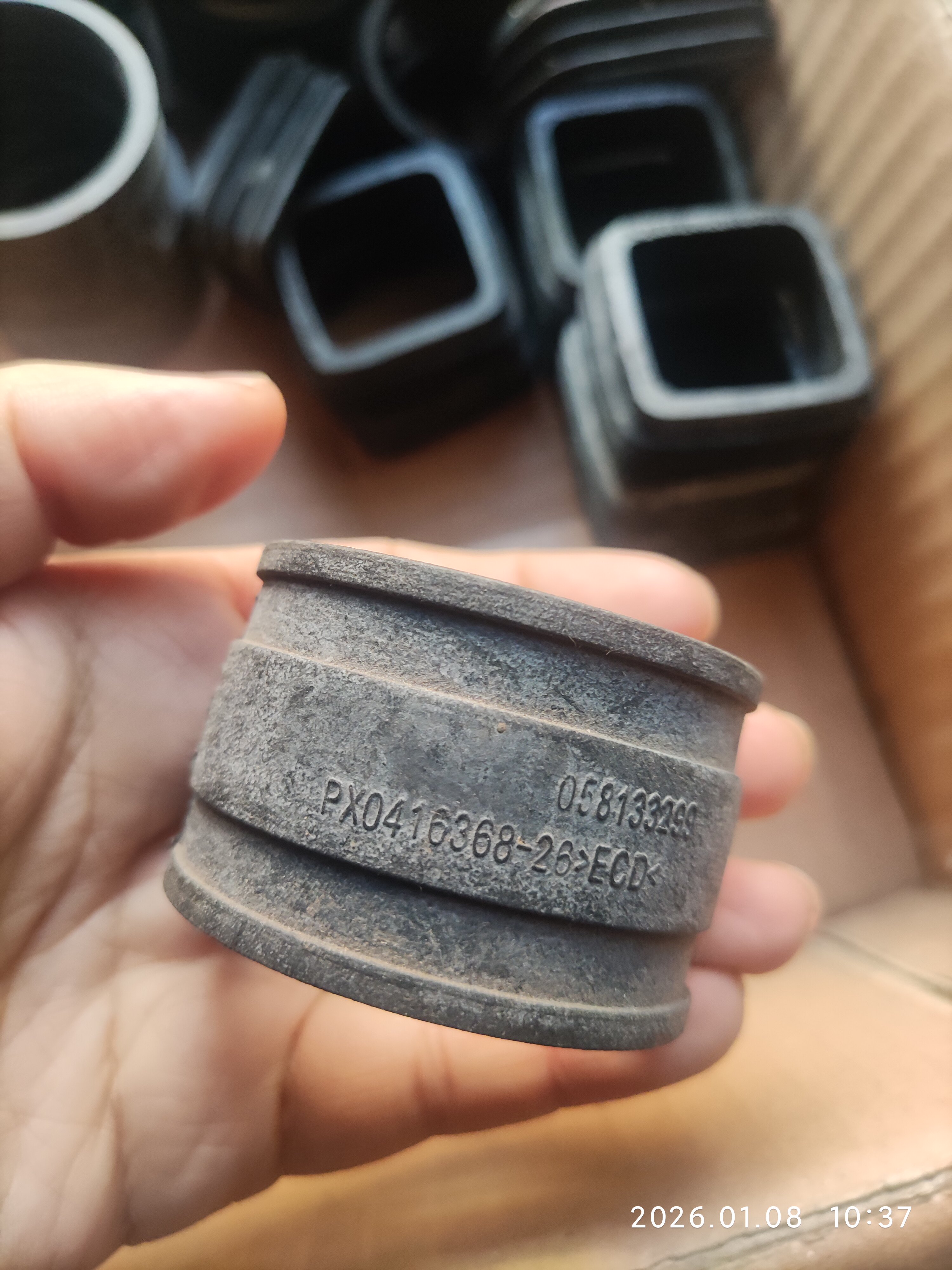 大众老捷达奥迪A6A4帕萨特进气支管密封圈进气歧管密封圈胶垫套