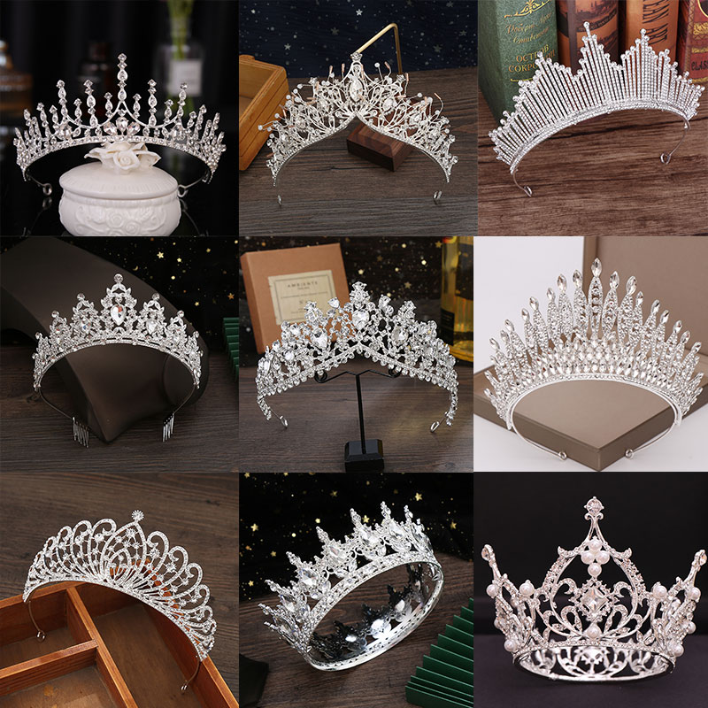 儿童皇冠水晶发箍生日礼服配饰