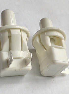 LRXTH按钮开关冰箱门开关白色无锁按通常开2脚侧脚6A250VAC现货