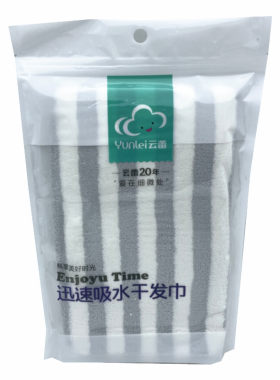 加厚吸水干发帽珊瑚绒云蕾