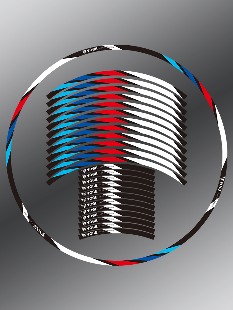 摩托车轮毂贴纸适用隆鑫无极250rr轮毂贴300rr版画300ac改装配件