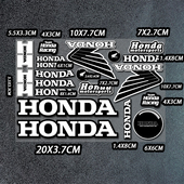 CBR配件赞助商贴 适用本田摩托车装 饰贴纸反光防水机车贴花HRC