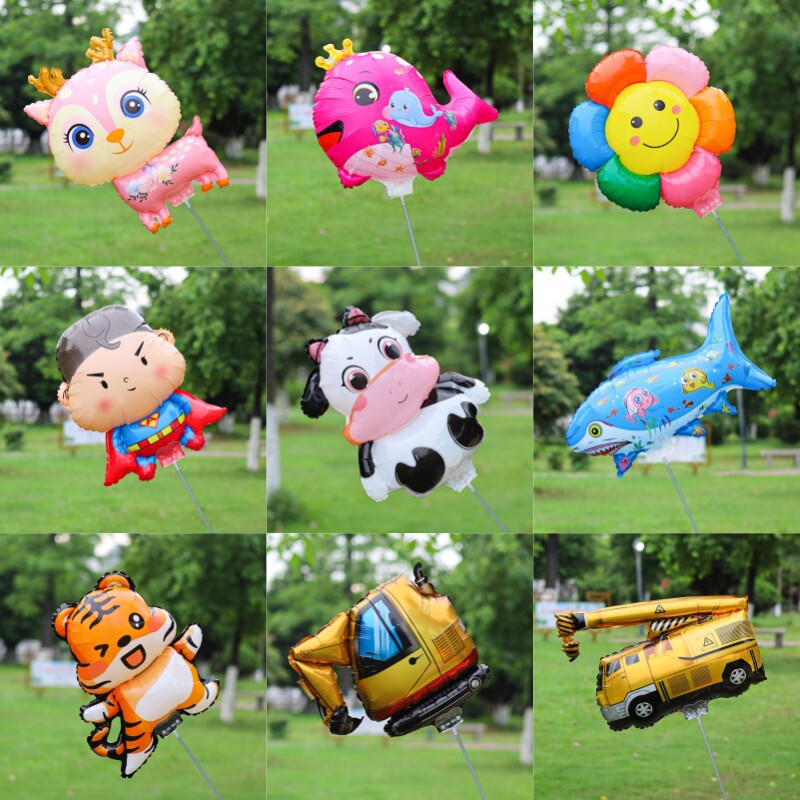 气球自封口使用方便多种卡通图案