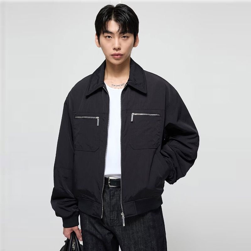 TNGT翻领秋季宽松夹克外套