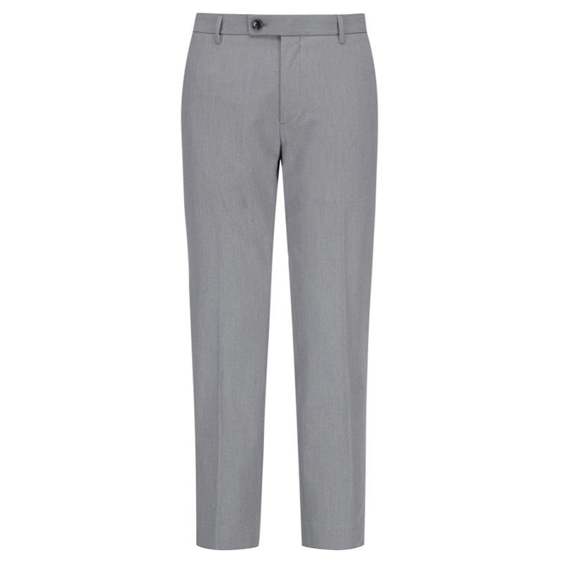 灰色松紧腰休闲裤职业长裤夏款