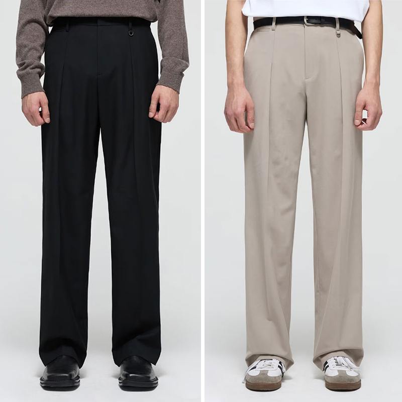 TNGT长裤休闲褶皱休闲裤长裤