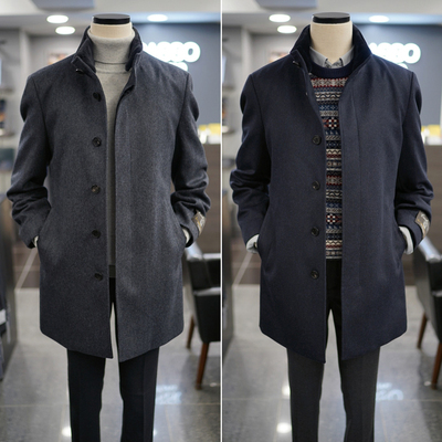 冬款BASSO中长款毛呢大衣