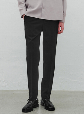 0320春款Mind Bridge心桥灰色黑色松紧腰弹力休闲裤长裤