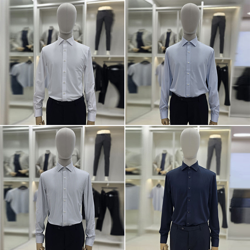 ZIOZIAANDZ商务弹力长袖衬衫