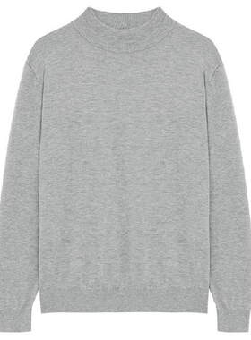 #国内现货175码秋冬款SIEG FAHRENHEIT韩版灰色针织衫男休闲毛衣