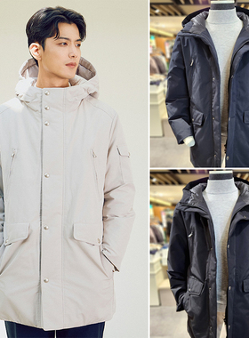 DR1121冬款36折特价EDITION藏青色黑色男士连帽商务鹅绒羽绒服3色