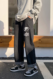 2022直筒青少年长裤立体松紧腰宽松中腰休闲水洗牛仔裤NK808-P45，男装牛仔裤，电商A062