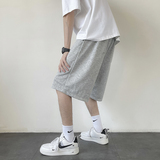 2025夏季新款针织五分裤青少年宽松休闲直筒运动裤DK110-P18，男装牛仔裤，电商A062