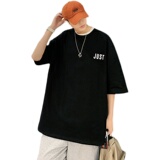 2025新款卡通印花T恤短袖青少年流行夏季宽松圆领休闲服T8878-P35，男装T恤，电商A062