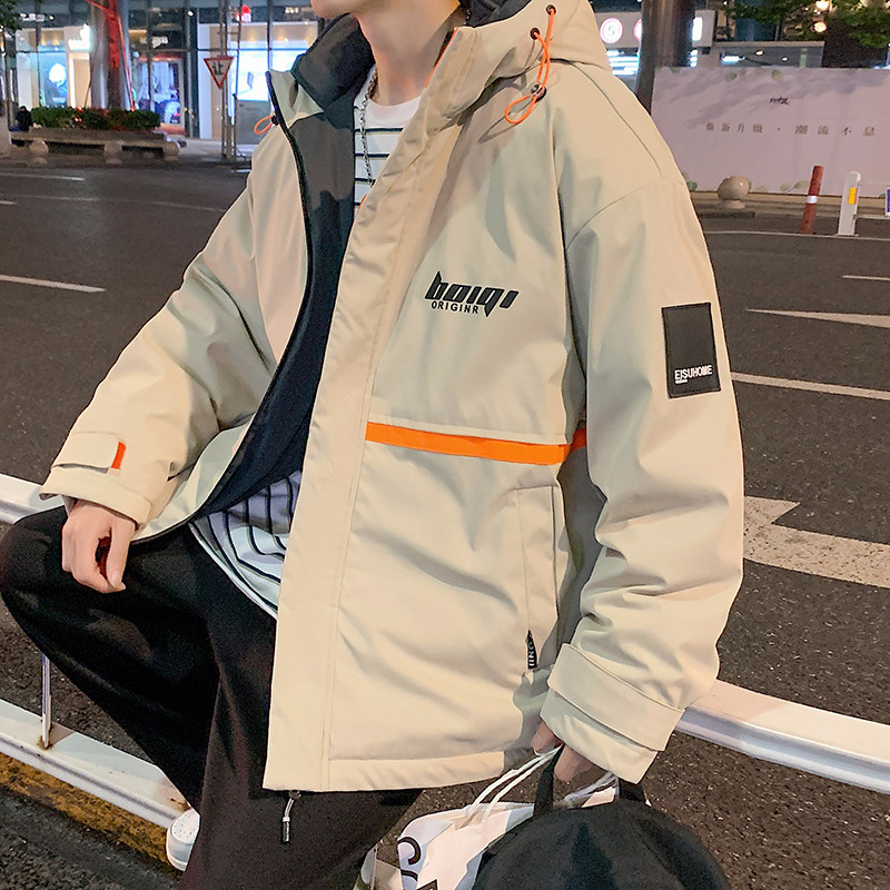 2025冬胖子机能夹克男宽松棉服男潮牌连帽防风棉衣外套MY866 P110图片