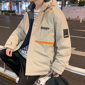 2025冬胖子机能夹克男宽松棉服男潮牌连帽防风棉衣外套MY866 P110图片