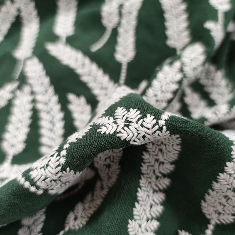 밀 크리스마스 면화와 린넨 원단 의류 의류 패브릭 소파 앞치마 하이 엔드 린넨 DIY 손 자수 자수