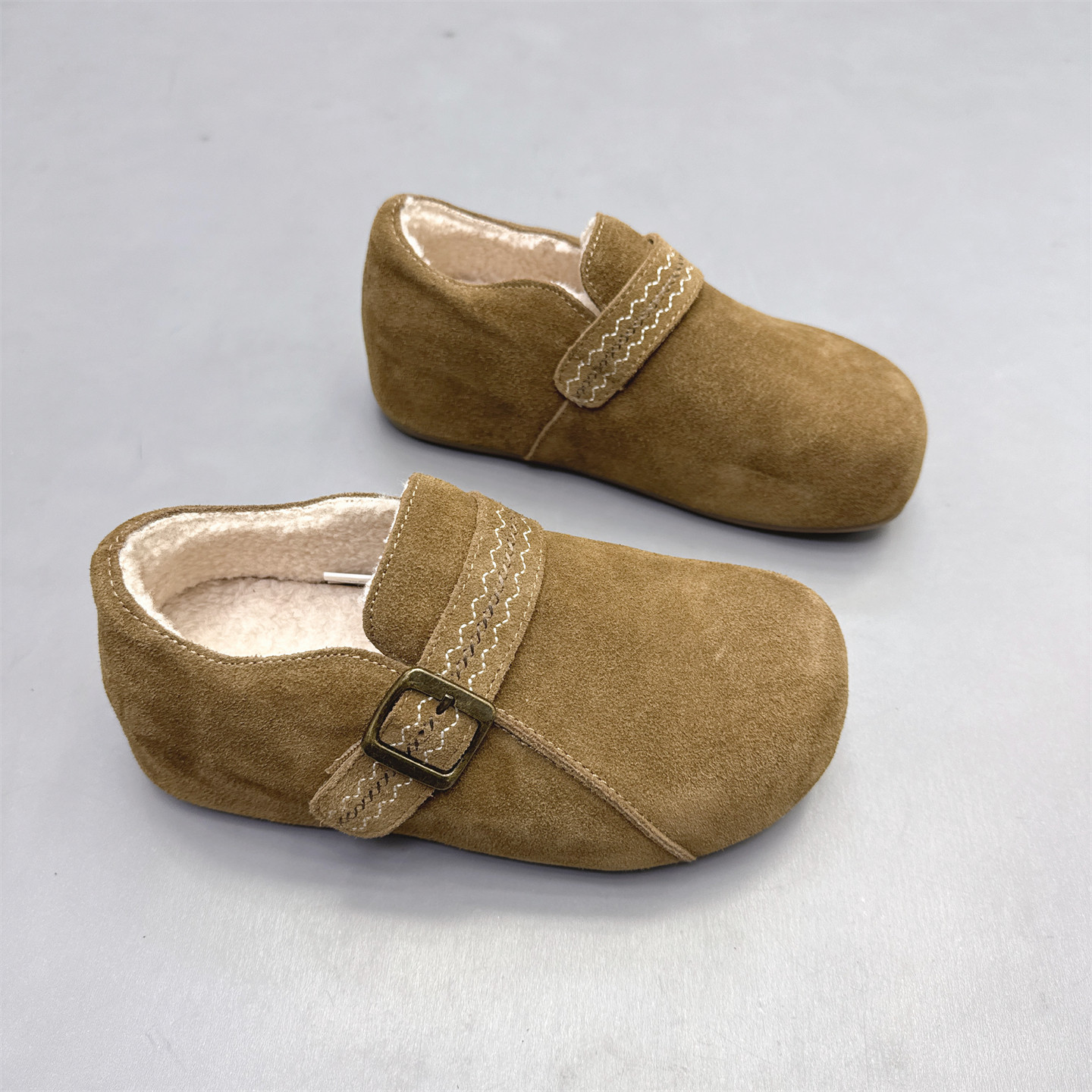 真皮女鞋2025冬新款内增高加绒保暖勃肯棉鞋女洋气百搭防滑豆豆鞋,女鞋,勃肯鞋/软木鞋,淘宝优惠券,粉丝福利购,淘宝优惠卷