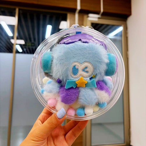 张杰同款DJ八花玩偶保护套收纳包