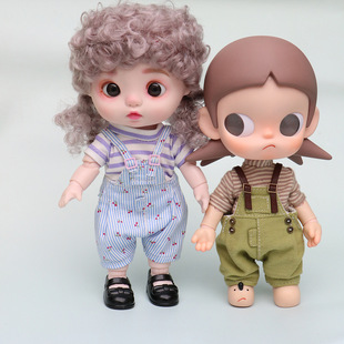 适配zsiga嘎子姐向往之处娃衣背带裤BJD1/8娃娃关节玩偶衣服短裤