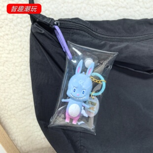 泡泡玛特THE MONSTERS十周年系列手办娃包labubu保护套外出收纳包