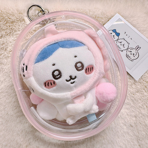 chiikawa小八透明10cm娃包遛娃包