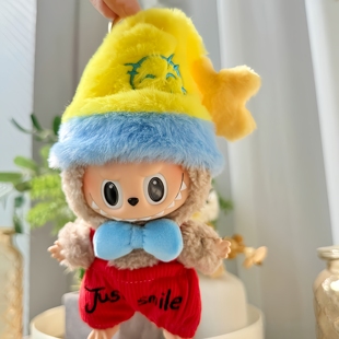 WHY SO SERIOUS马戏团同款衣服套装拉布布彩虹豆丁娃衣帽子背带裤