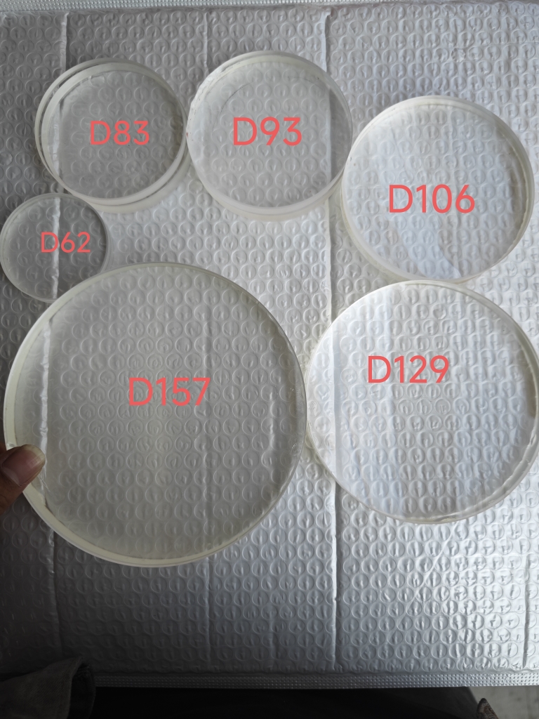 瑕疵物镜DIY天文望远镜物镜 崩边磕碰划痕152 127 102 90 80 捡漏