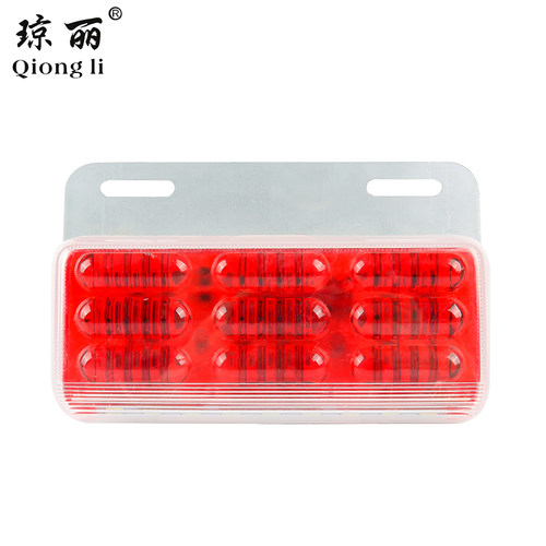 琼丽6D透镜款54led高亮防水半挂车货车卡车照地边灯