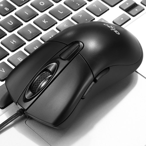 爱国者电脑鼠标有线按键无声男生