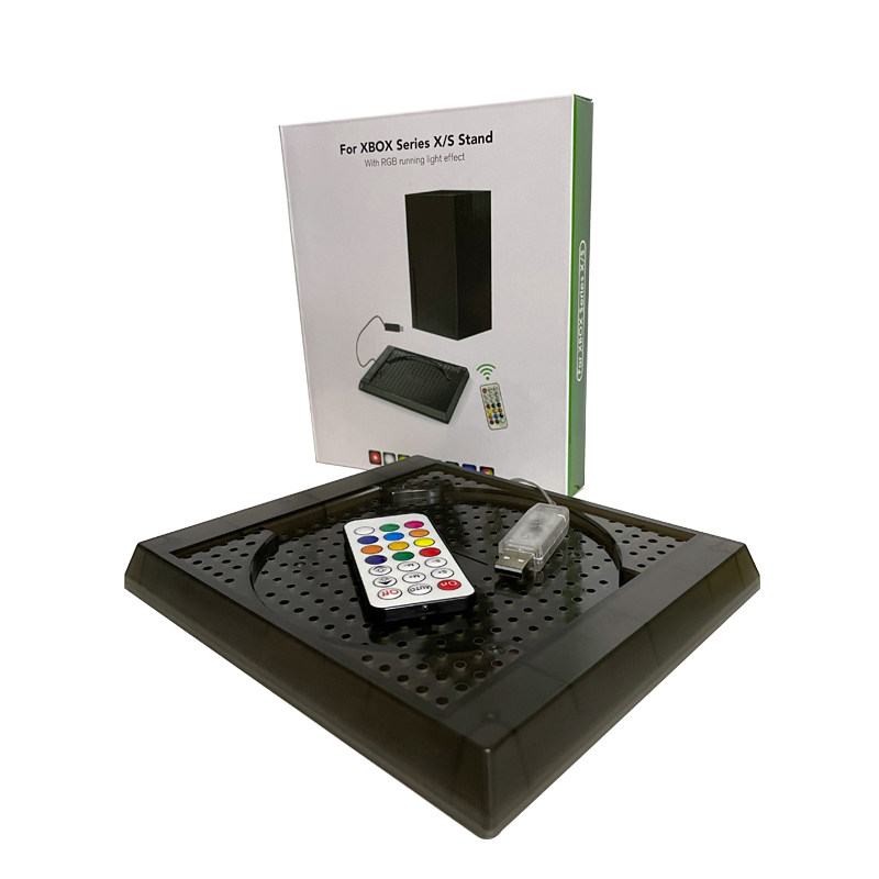 XBOX 베이스 XBOXSERIESX|S 냉각 베이스 다기능 컬러풀 RGB 라이트 브래킷 쿨 쿨링