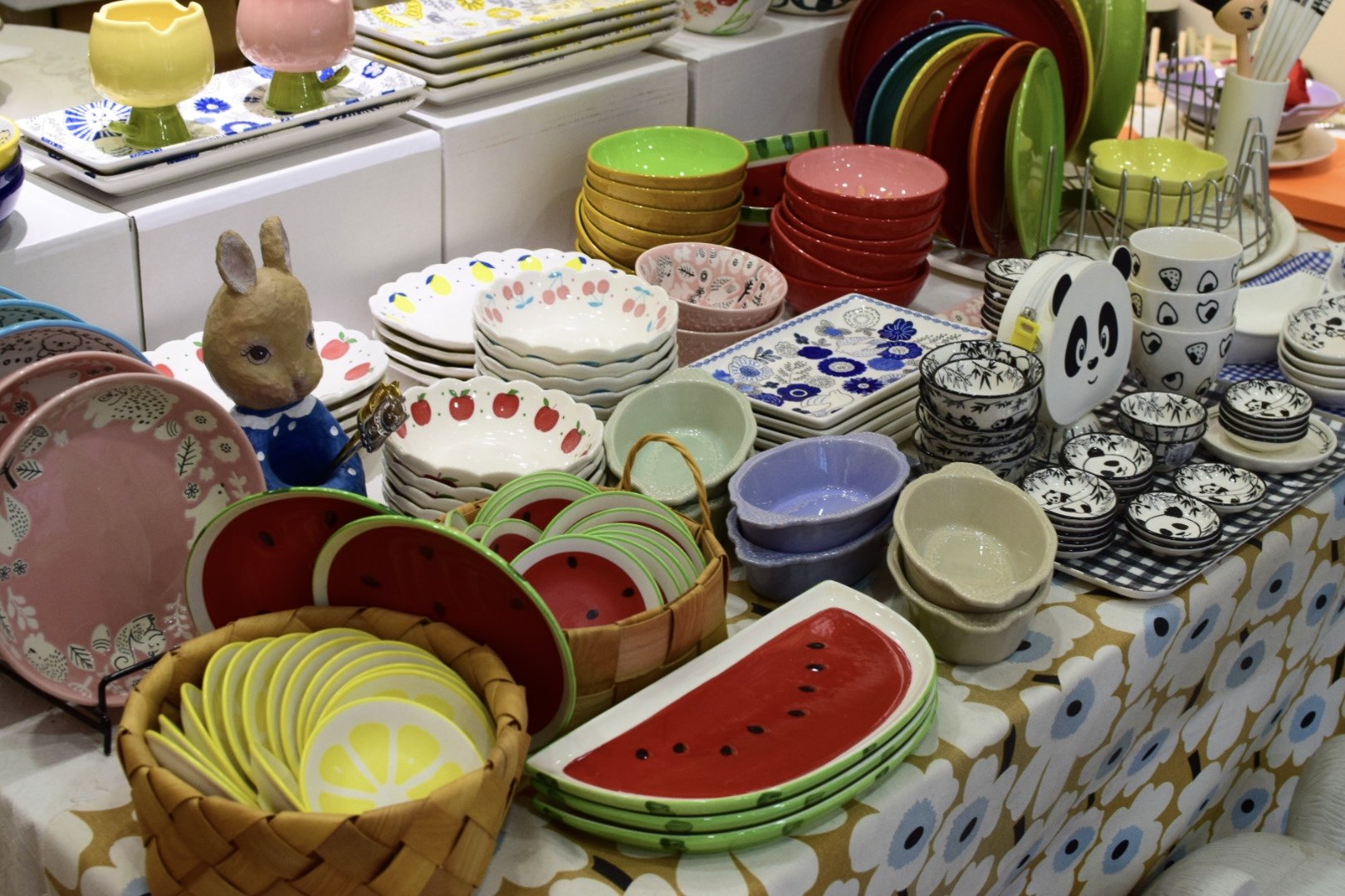 日单新品casa可爱水果主题陶瓷餐具 陶瓷西瓜盘 日式藤蔓酱油壶