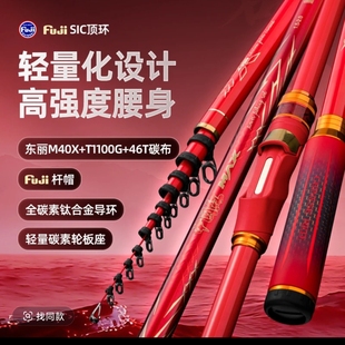 TBB浪磯中国红新款MAX 矶钓杆轻量化耐磨矶钓竿（海钓矶钓专用）