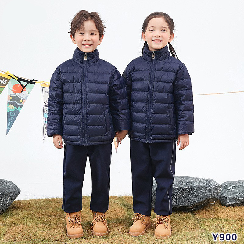 轻薄羽绒服内胆冲锋衣女童男童中大童儿童初中小学生冬季保暖校服