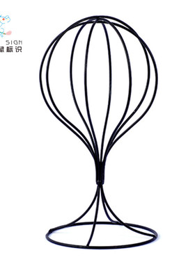 铁艺帽子展示架帽托帽架陈列服装店支撑架收纳架撑挂帽架黑色