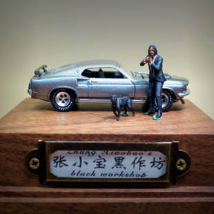 1/871/64/1/43/1/35人偶疾速追杀4John wick人偶摆件白模预售