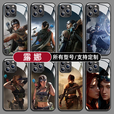 露娜弓箭女三角洲行动手机壳适用苹果17pro华为mate80pura70P荣耀500magic8小米红K90玻璃vivo硅胶oppo一加16