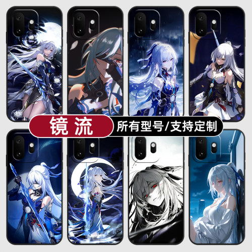 镜流崩坏星穹铁道卡通适用一加Ace6至尊版15T手机壳turbo6V硅胶5X3软13来图12定制11R玻10pro璃9RT8竞速7oppo