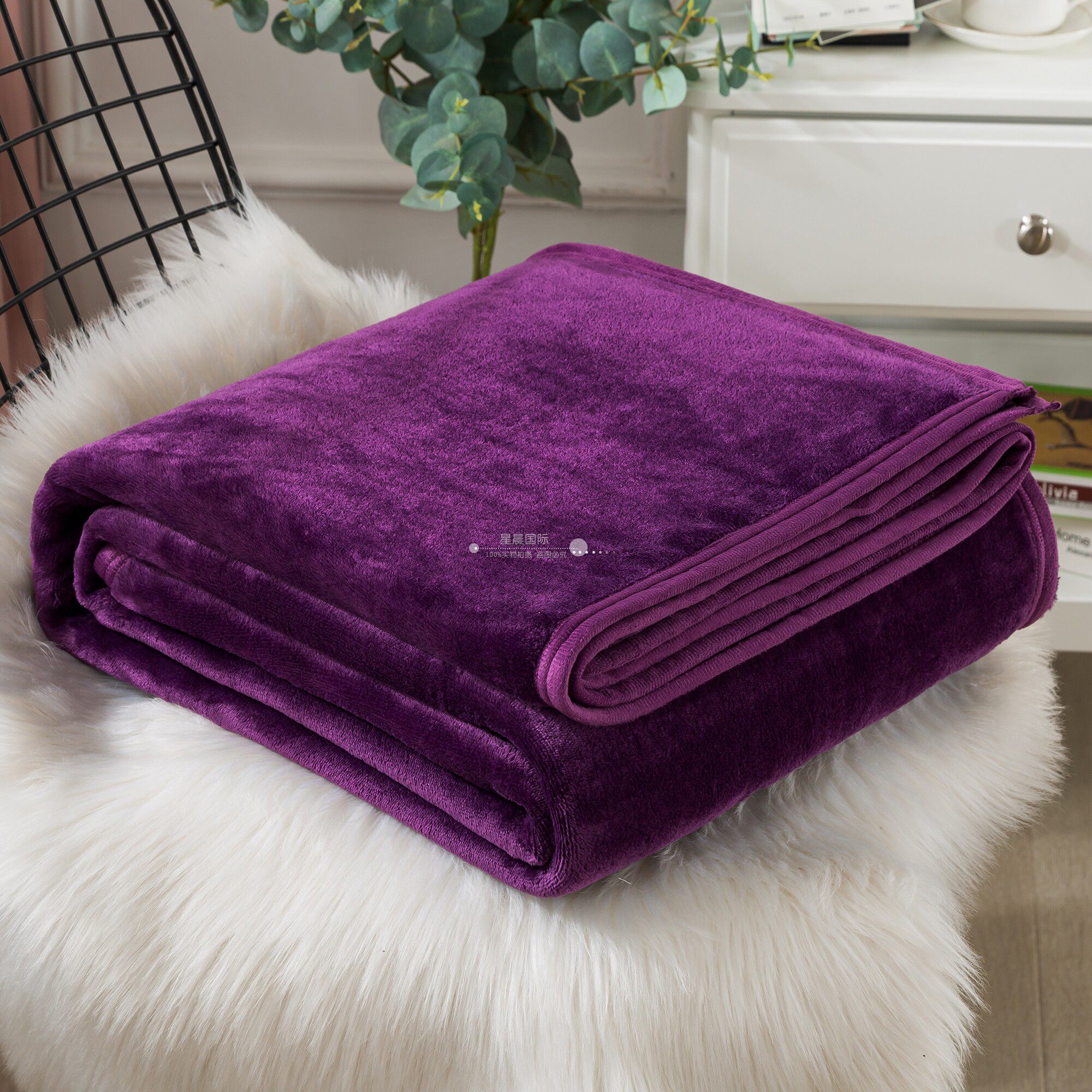 纯色毛毯珊瑚绒冬季小毯子毛巾被子法兰绒保暖床单人办公室午睡毯